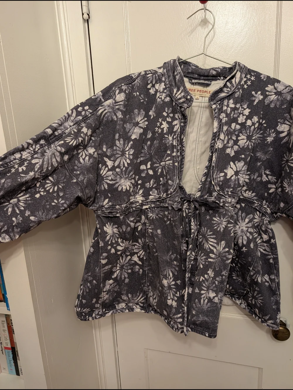 Free People Lua Bed Jacket In Indigo - Picture 4 of 6